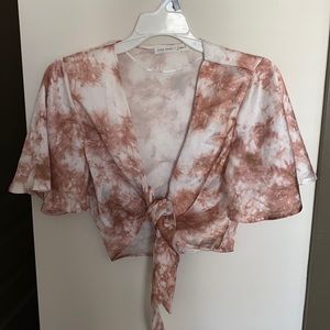 12th Tribe cropped and tie shirt